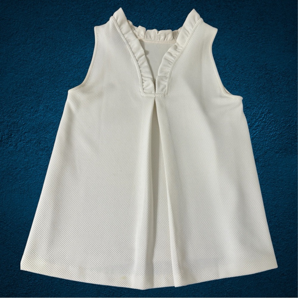Women’s Ann Taylor Ivory Sleeveless Blouse Size XS.